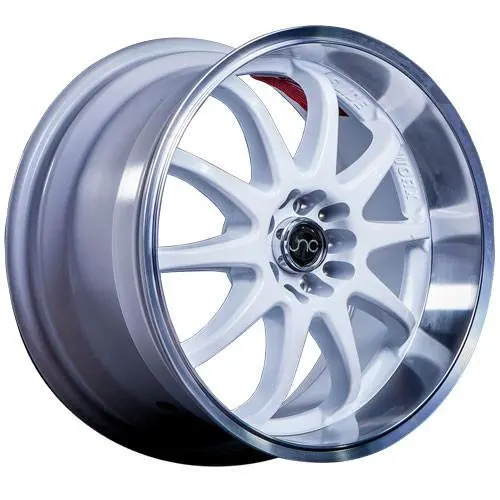 Jnc Wheels Jnc019 White Machined Lip 1
