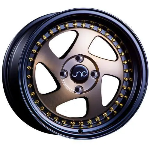Jnc Wheels Jnc034 Matte Bronze Black Lip Gold 1