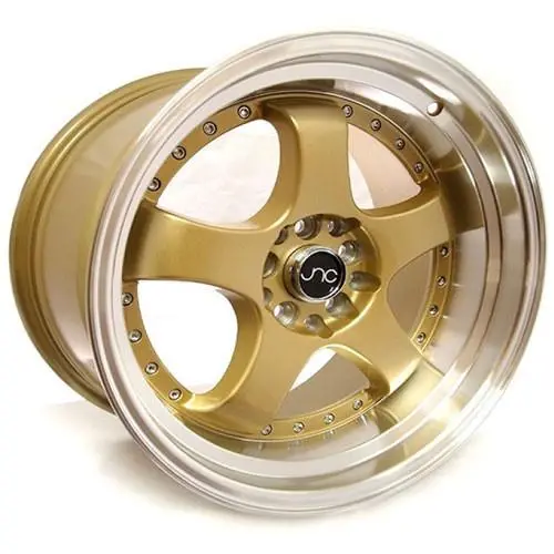 Jnc Wheels Jnc017 Gold Machined Lip 1