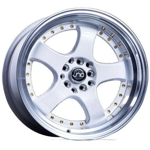 Jnc Wheels Jnc017 White Machined Lip 1