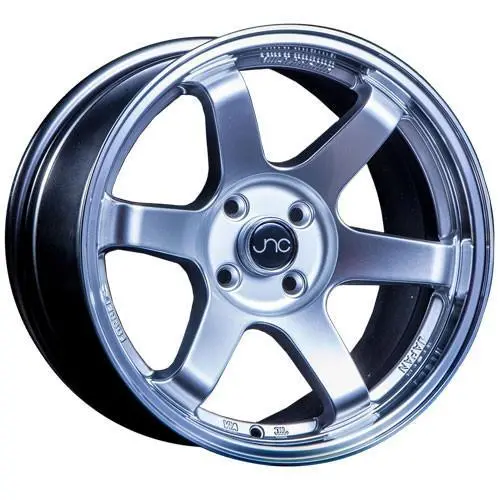 Jnc Wheels Jnc014 Silver Machined Lip 1