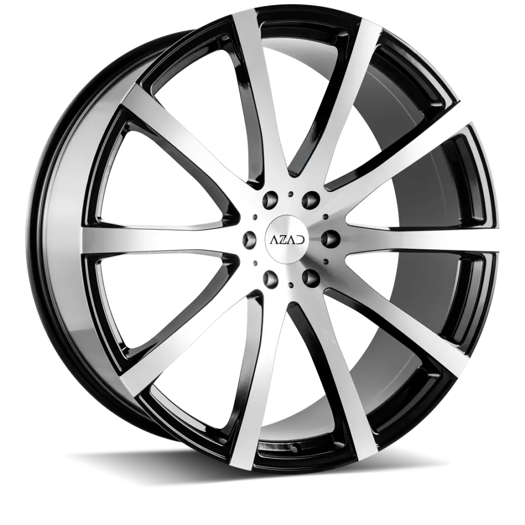 Azad Wheels Az1970 Black Machined 1