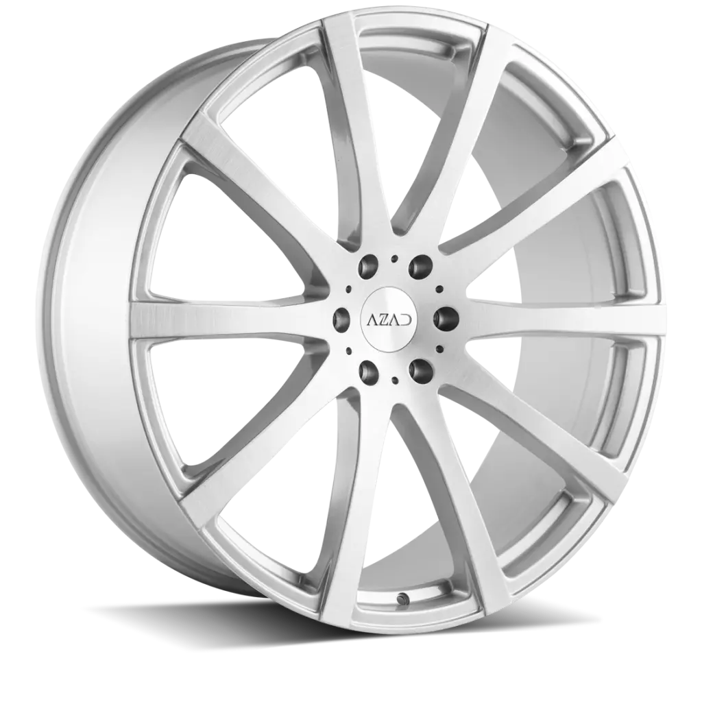 Azad Wheels Az1970 Brushed Silver 1