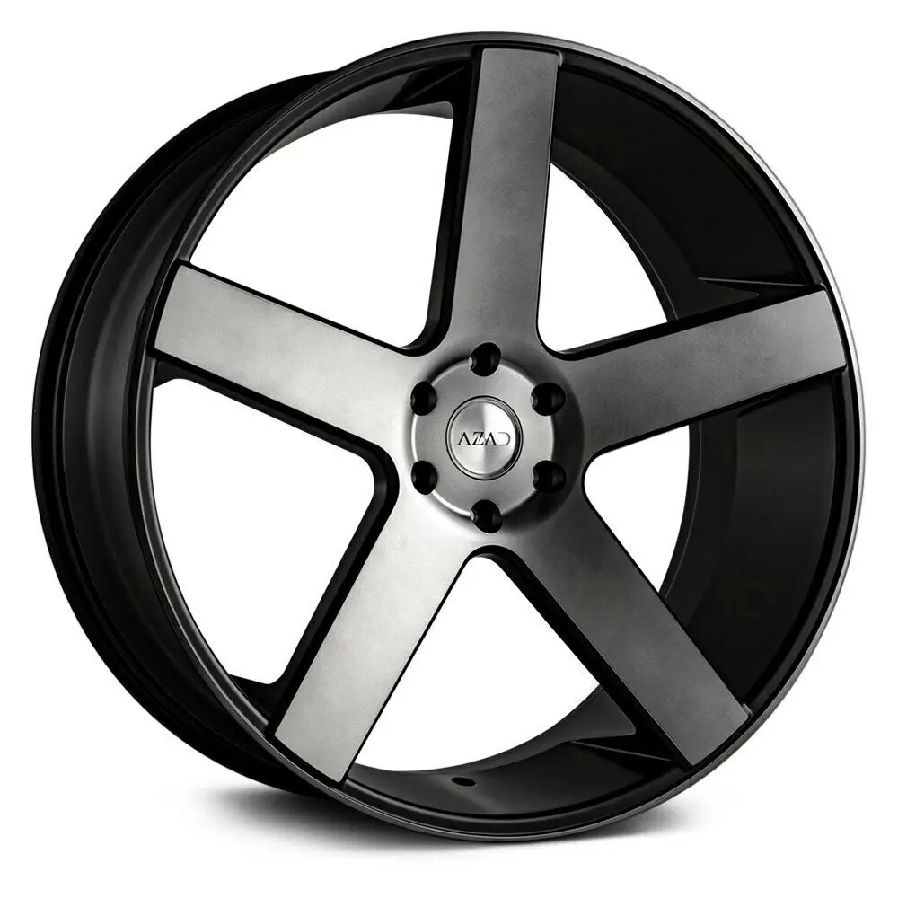 Azad Wheels Az5198 Black Lucent Face 1