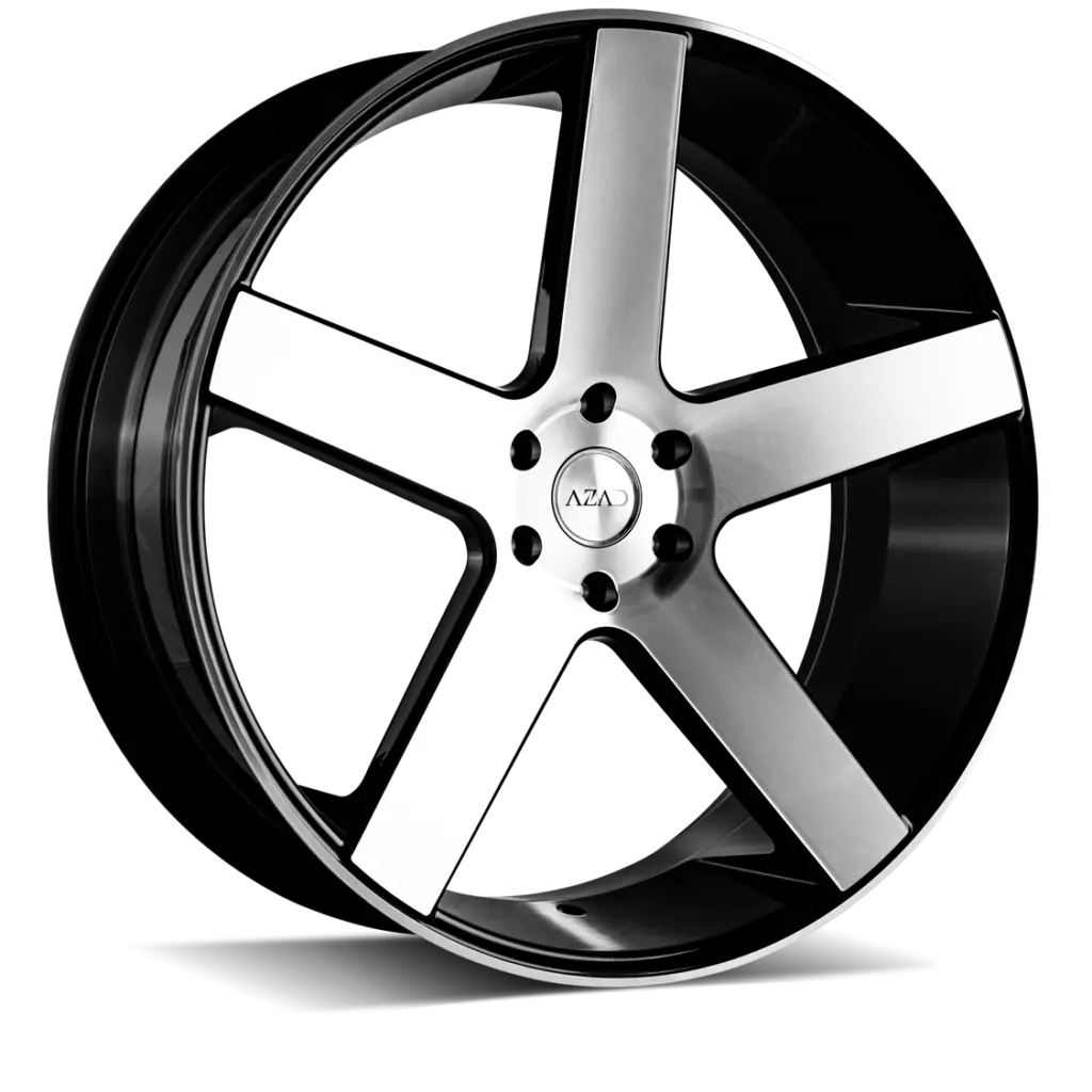 Azad Wheels Az5198 Black Machined 1
