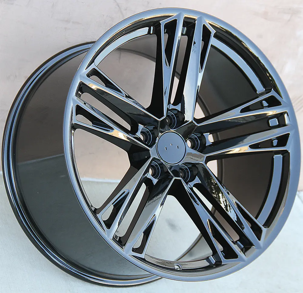 Chevy Wheels F36 20X10/20X11 5X120 Gloss Black Fit Camaro Zl1 Edition 1