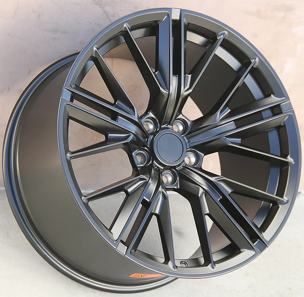 Chevy Wheels F17 20X10/20X11 5X120 Matte Black Fit Camaro Zl1 Edition 1