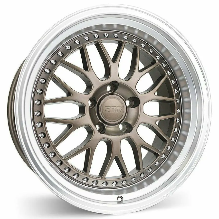 Esr Wheels Sr01 Matte Bronze Machine Lip 1