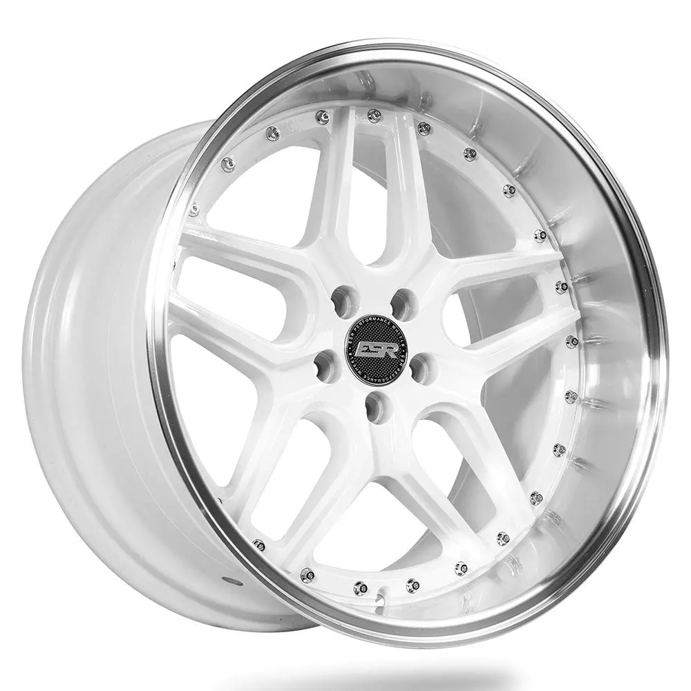 Esr Wheels Cs15 Gloss White Machine Lip 1