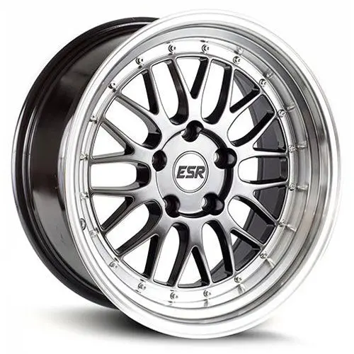 Esr Wheels Sr05 Gunmetal Machine Lip 1