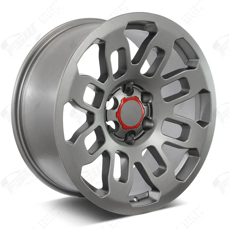 Toyota Wheels F086 20X9 6X139.7 Matte Gunmetal Fit 4Runner Fj Cruiser Sequoia Tacoma Trd Style 1