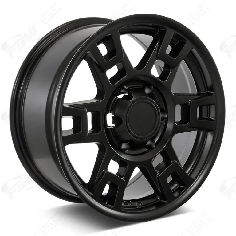 Toyota Wheels F096 17X8 6X139.7 Matte Black Fit 4Runner Fj Cruiser Sequoia Tacoma Trd Style 1
