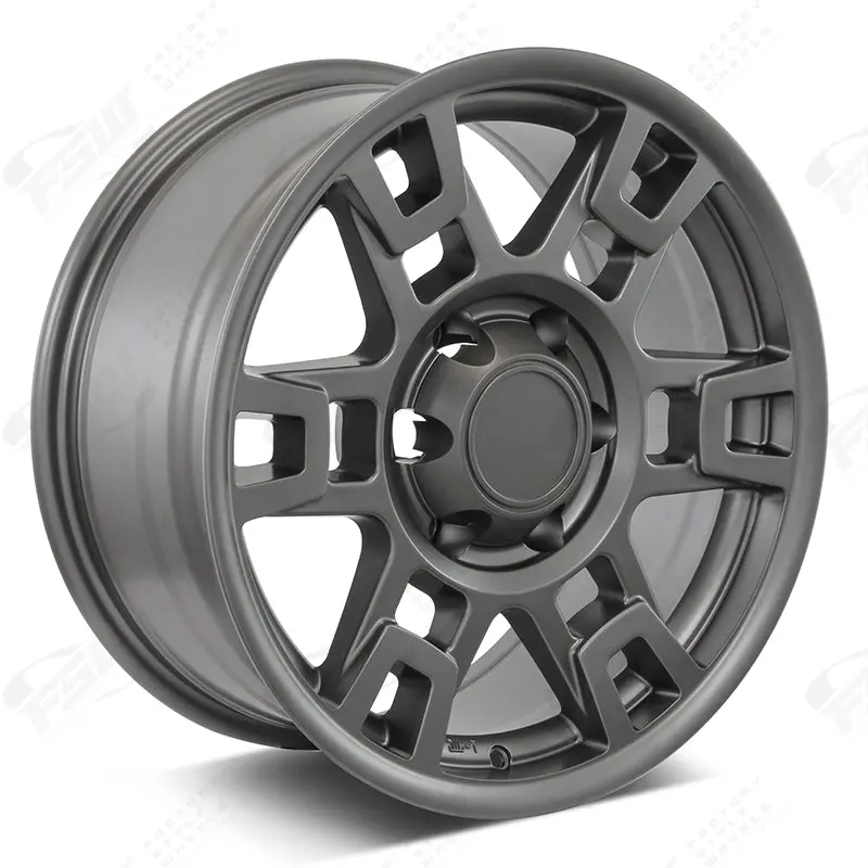 Toyota Wheels F096 17X8 6X139.7 Matte Gunmetal Fit 4Runner Fj Cruiser Sequoia Tacoma Trd Style 1