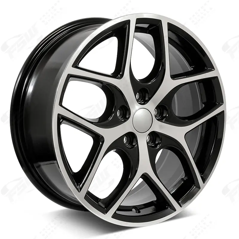Ford Wheels F116 17X7 5X108 Black Machined Fit Focus Fusion F-Vt Style 1