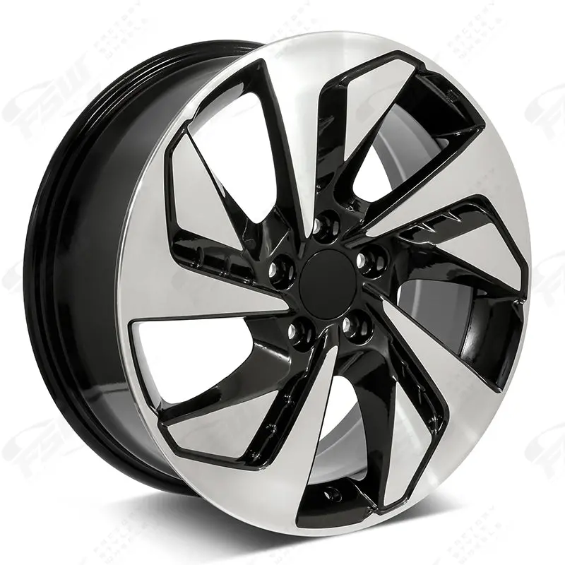 Honda Wheels F121 18X7 5X114.3 Black Machined Fit Cr-V Breeze Clarity Avancier Accord Civic 1