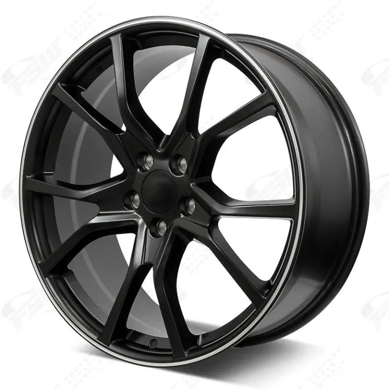 Honda Wheels F126 20X8 5X114.3 Matte Black Machined Pin Fit Accord Civic Cr-V Breeze Clarity Avancier R Style 1