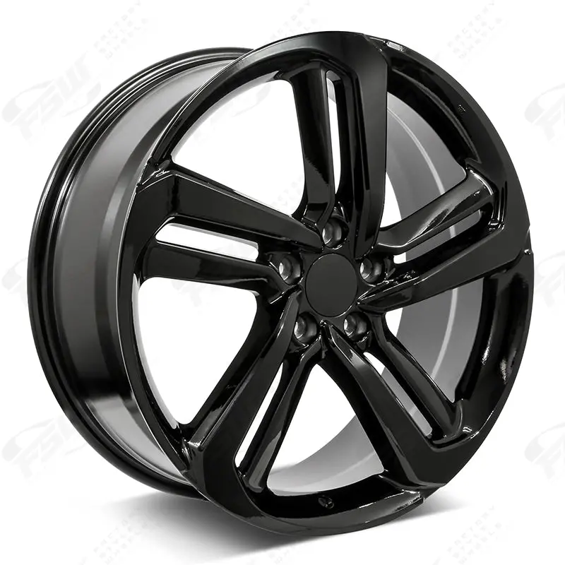 Honda Wheels F136 20X8 5X114.3 Gloss Black Fit Accord Civic Cr-V Breeze Clarity Avancier Exl Style 1