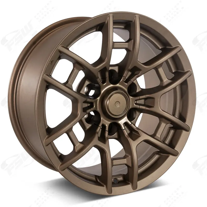 Toyota Wheels F156 17X8 6X139.7 Matte Bronze Fit 4Runner Fj Cruiser Sequoia Tacoma Trd Style 1