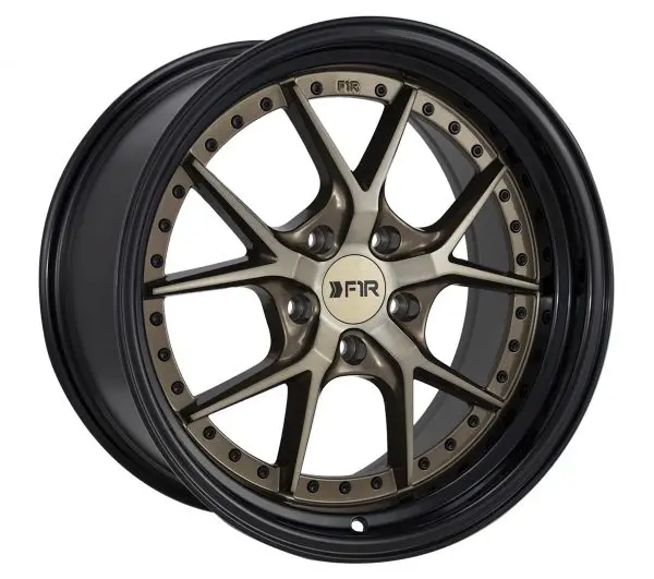 F1r Wheels F105 Bronze Black Lip 1