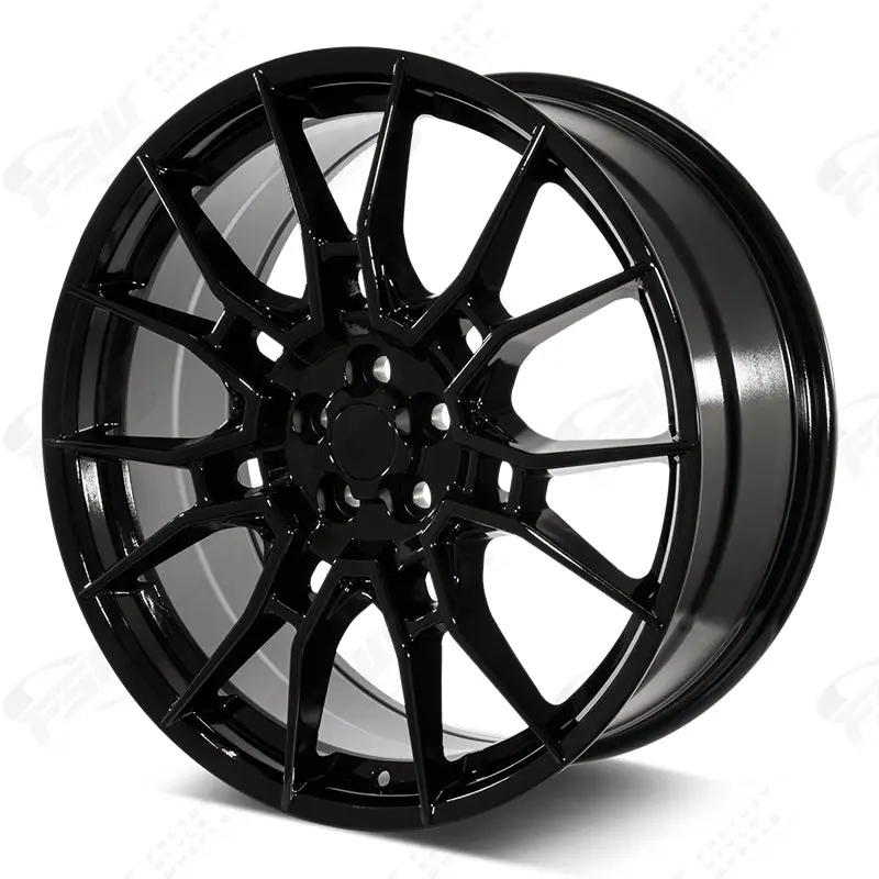 Toyota Wheels F226 20X8.5 5X100 Gloss Black Fit Matrix Prius Corolla 2