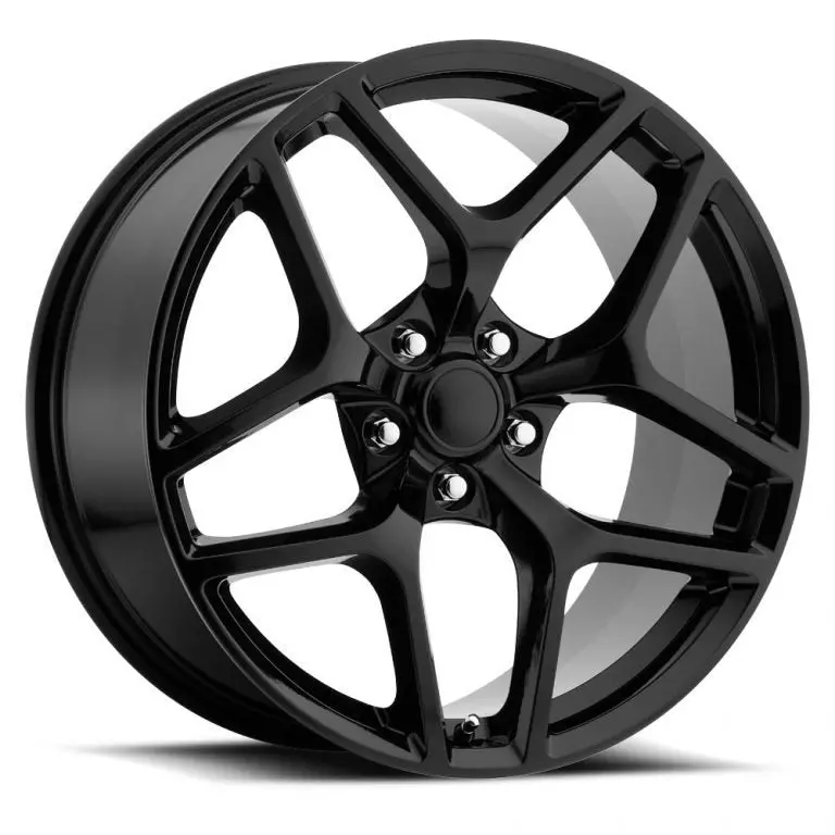 Chevy Wheels Fr27 20X9/20X10 5X120 Gloss Black Fit Camaro Z28 Style 1