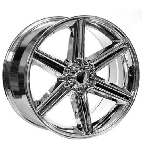 Chevy Wheels C1129 24X10 6X139.7 Chrome Fit Silverado Suburban Tahoe Iroc Style 1