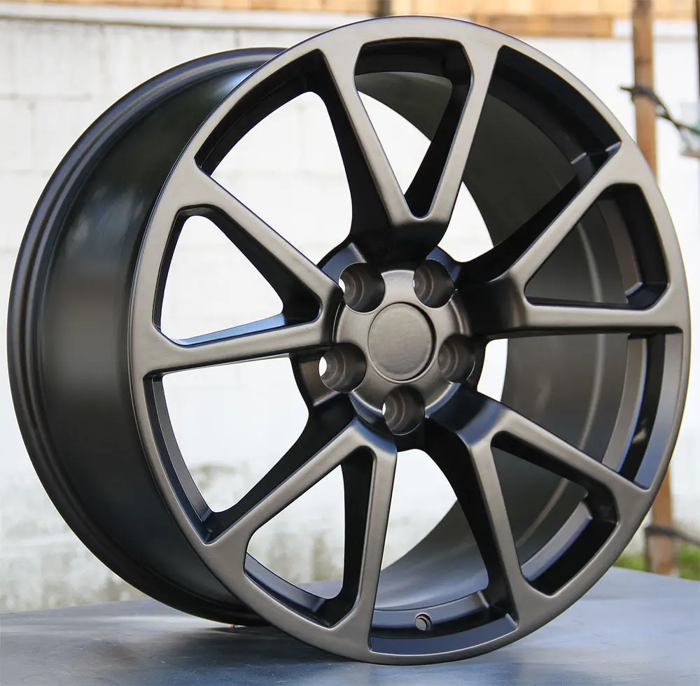 Cadillac Wheels 1167 20X8.5/20X10 5X120 Matte Black Fit Cts V Style 1