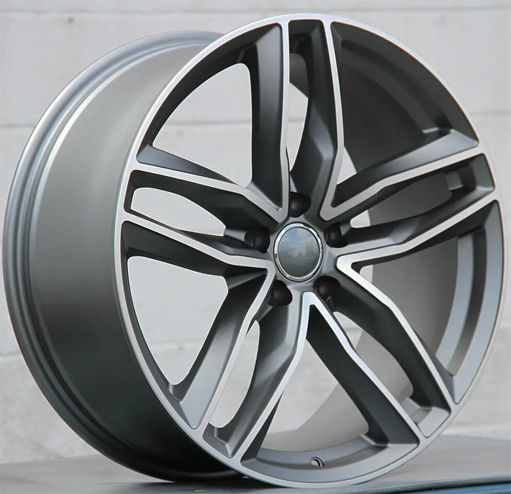 Audi Wheels 1196 17X7.5 5X112 Gunmetal Machined Fit A3 S3 A4 S4 A5 S5 1