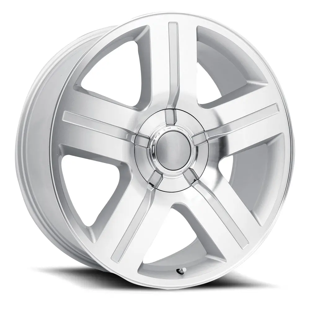 Gmc Wheels Rp03 20X8.5 6X139.7 Silver Machined Fit Sierra 1500 Yukon Taxas Edition 1