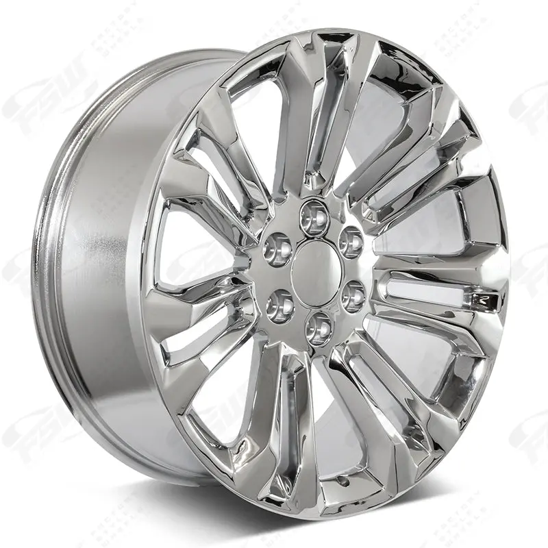 Chevy Wheels Rp08 26X10 6X139.7 Chrome Fit Silverado Tahoe Suburban 1