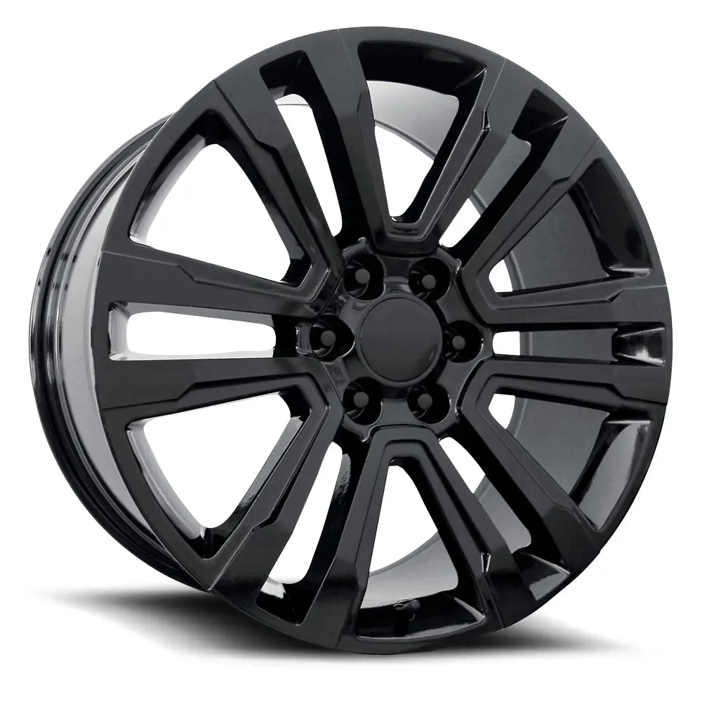 Chevy Wheels Rp10 24X10 6X139.7 Gloss Black Fit Silverado Tahoe Suburban 1