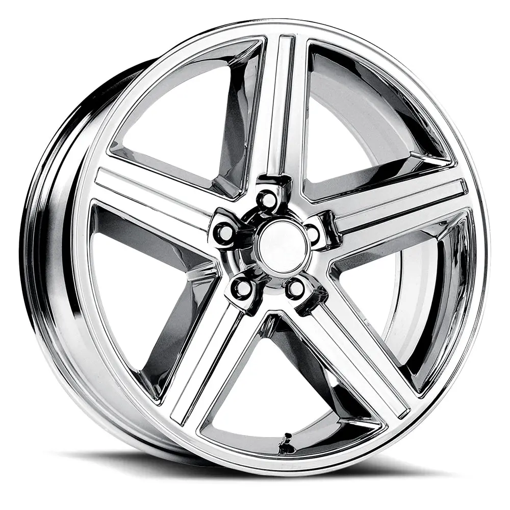 Chevy Wheels C1129 22X8.5 5X115 Chrome Fit Monte Carlo Malibu Impala Iroc Style 1