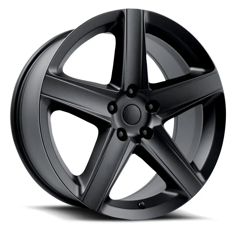 Jeep Wheels V1169 22X9 5X127 Matte Black Fit Grand Cherokee Wrangler Srt8 Style 1