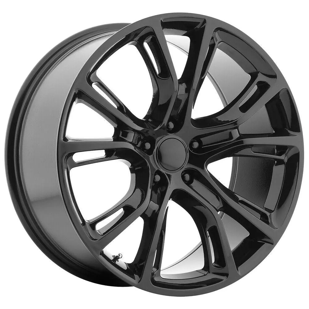 Jeep Wheels F077 22X9 5X127 Gloss Black Fit Grand Cherokee Wrangler Srt Style 1