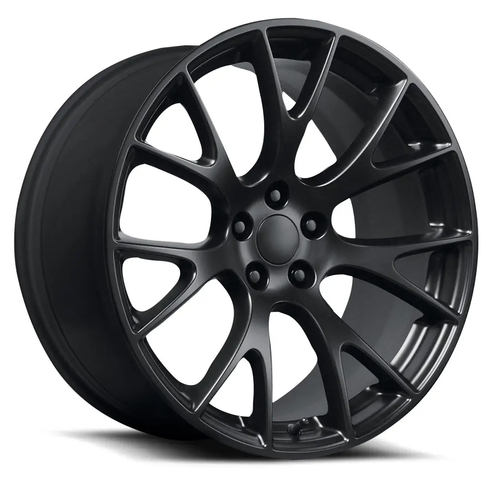 Jeep Wheels V1180 20X9.5 5X127 Matte Black Fit Grand Cherokee Wrangler Hellcat Style 1
