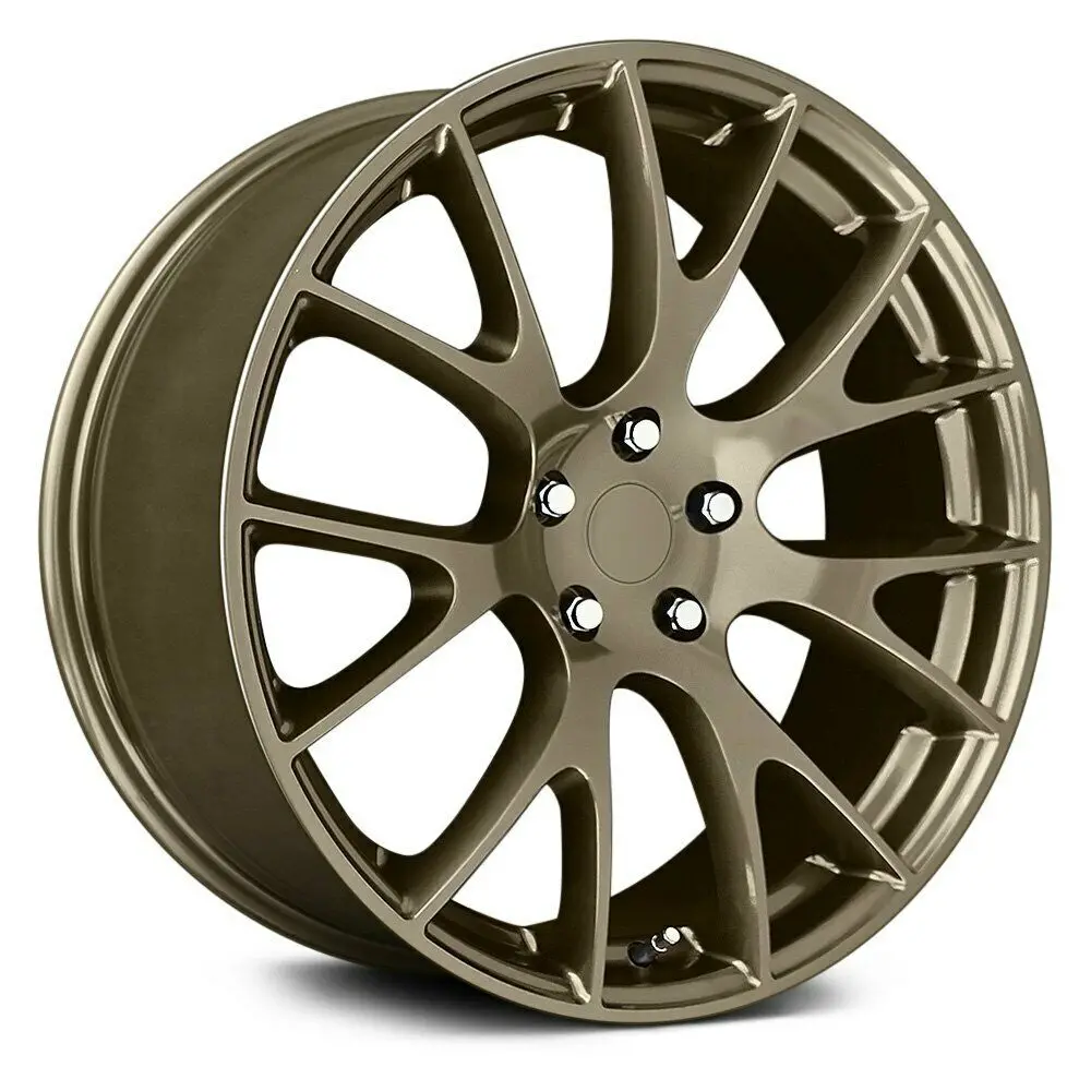 Chrysler Wheels V1180 20X9.5/20X11 5X115 Gloss Bronze Fit 300 300C Hellcat Style 1