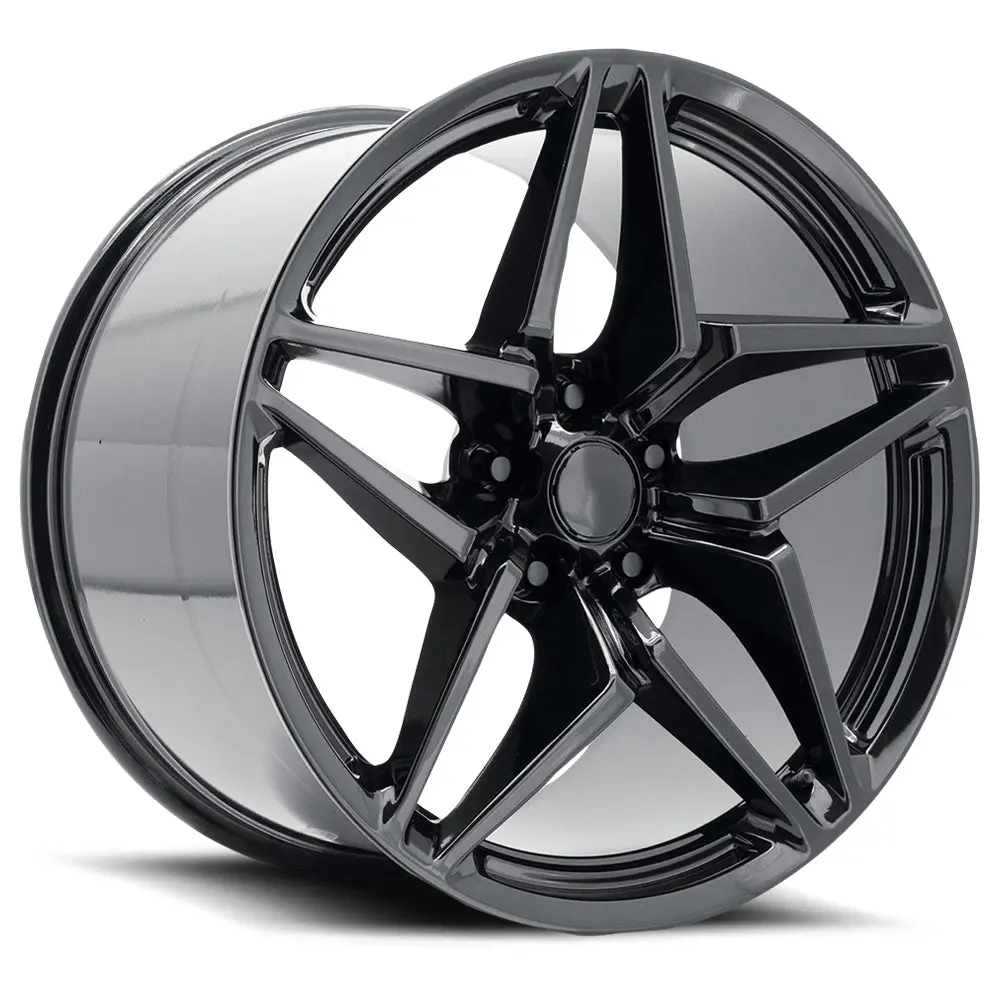 Chevy Wheels V1187 19X10.5/20X12 5X120.65 Fit Corvette C6 Z06 C6 Zr1 C7 Z06 1