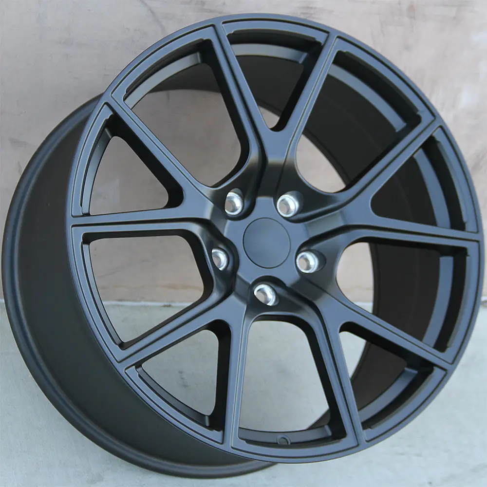 Jeep Wheels Fr75 20X10 5X127 Matte Black Fit Grand Cherokee Wrangler Trackhawk Style 1
