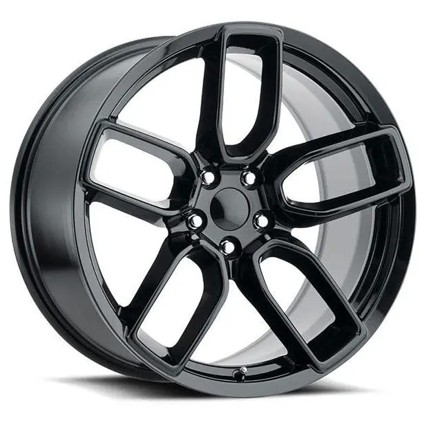 Chrysler Wheels V1189 20X9.5/20X10.5 5X115 Gloss Black Fit 300 300C Hellcat Style 1
