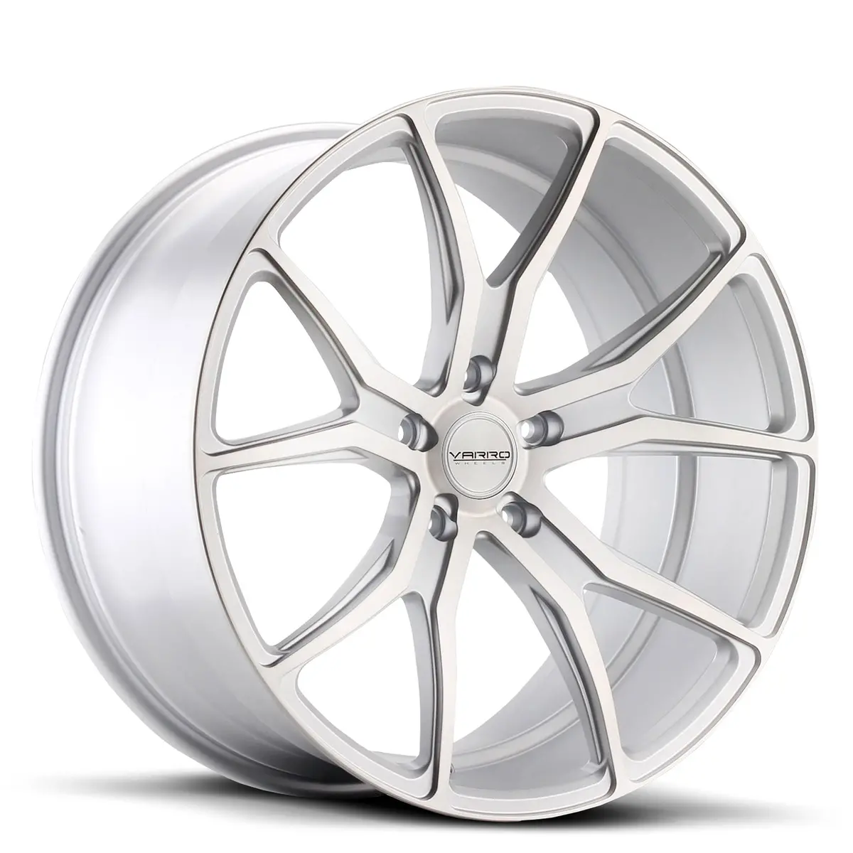 Varro Wheels Vd01 Silver Brushed Face 1
