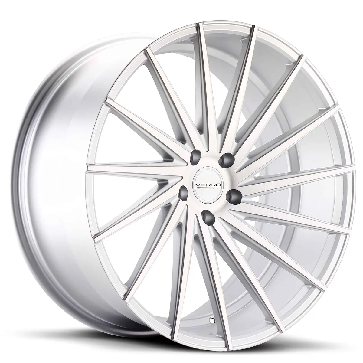 Varro Wheels Vd15 Matte Silver Brushed Face 1