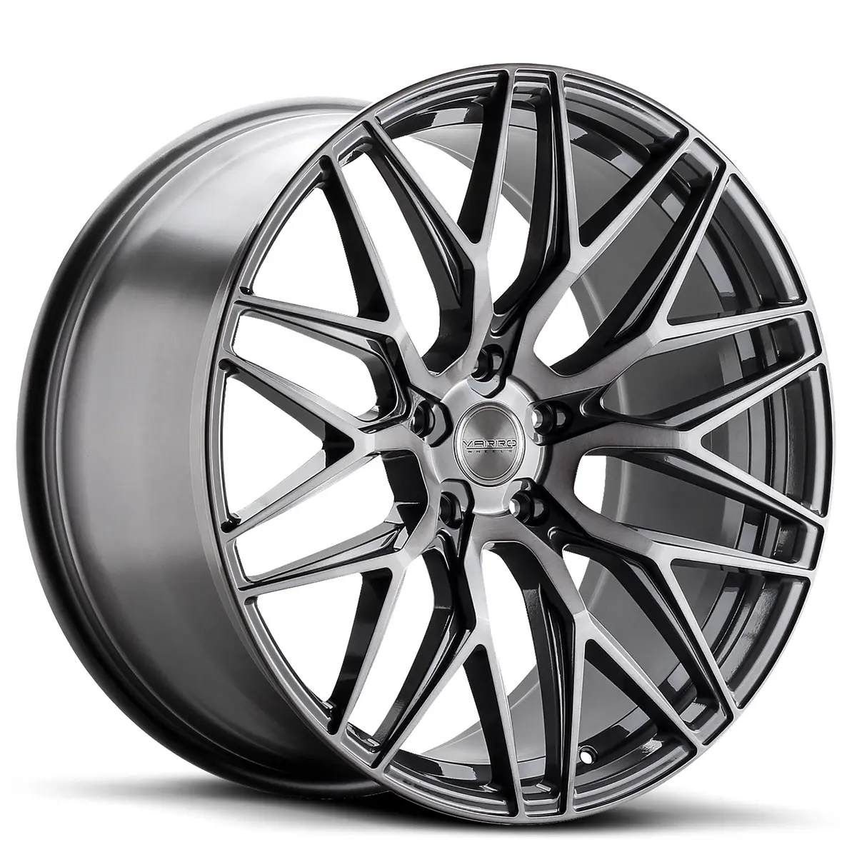 Varro Wheels Vd06x Gloss Titanium Brushed Face 1