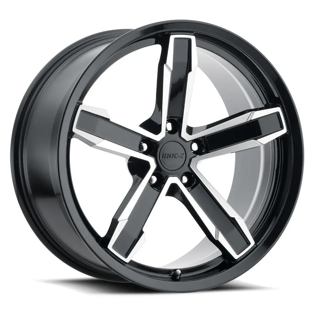 Chevy Wheels Iroc-Z 20X10/20X11 5X120 Black Machined Fit Camaro Ls Lt Ss Zl1 1Le Iroc-Z 1