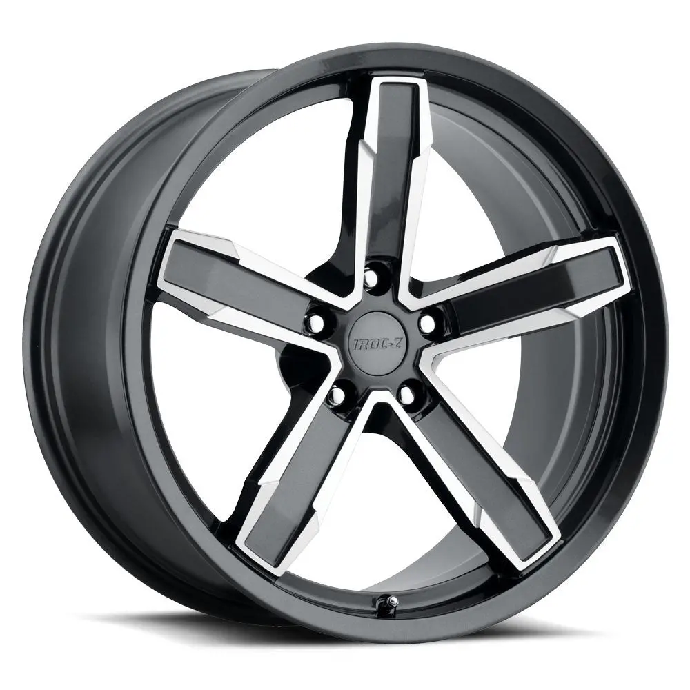 Chevy Wheels Iroc-Z 20X10/20X11 5X120 Gray Machined Fit Camaro Ls Lt Ss Zl1 1Le Iroc-Z 1