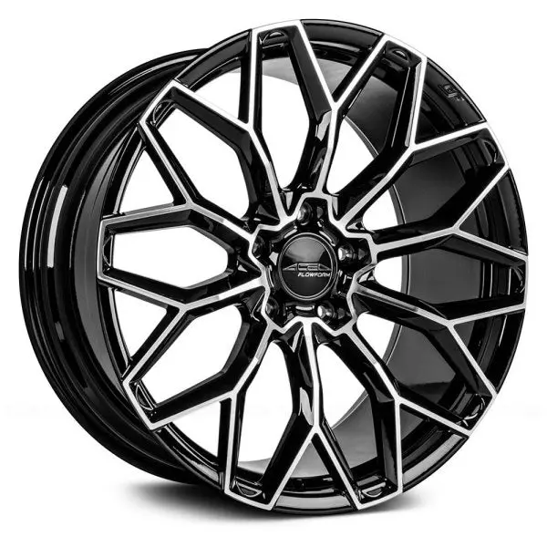 Ace Alloy Wheels Aff03 Piano Black Machined Face 1
