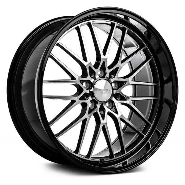 Ace Alloy Wheels Aff04 Gloss Black With Diamond Cut Face With Gloss Black Lip 1