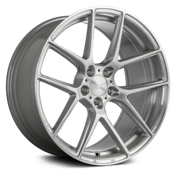 Ace Alloy Wheels Aff02 Full Brushed Aluminum With Clear Coat 1