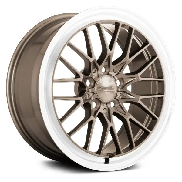Ace Alloy Wheels Aff04 Bronze With Machined Lip 1