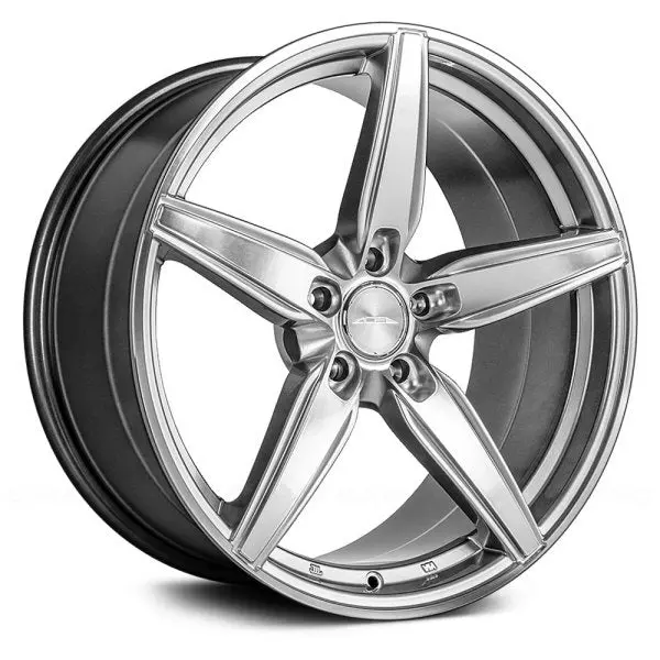 Ace Alloy Wheels Couture Hyper Silver Machined Face 1
