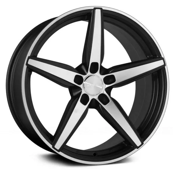 Ace Alloy Wheels Couture Matte Black Machined Face 1